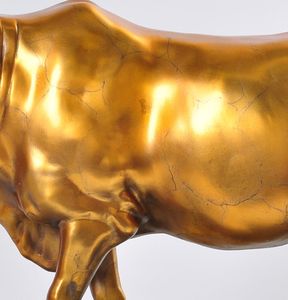 Touro Ornamentos De Boi De Cobre Sala De Estar Escritório Desktop Decoração Artesanato Presentes - Product Image 4