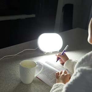 Lampu terapi siang hari suasana hati 10000 Lux bebas UV berkedip bebas sinar matahari untuk rumah efektif untuk perawatan depresi musiman musim dingin - Product Image 5