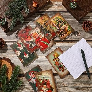 24-Piece Mini Vintage <b>Christmas</b> Notebooks - Holiday <b>Party</b> Favors, <b>Christmas</b> Gift <b>Bag</b> <b>Fillers</b> with 24 Unique Designs - Product Image 3