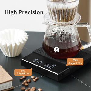 Balance à café intelligente mini 4-en-1 avec minuteur, affichage visuel des paramètres de préparation en temps réel (2 kg/0,3 g) et valeur inégalée - Product Image 6