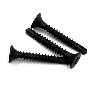 Vis à cloison sèche de qualité supérieure, phosphatées noires, à filetage fin, vis autoperceuses - Product Image 6