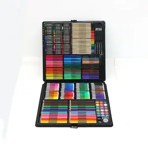 258 Piezas Maletin de Pinturas Premium con Caja Rigida Set Arte y Colorear Kit de Pintura Completo Perfecto para Regalo