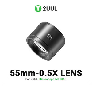 <span class=keywords><strong>Objectif</strong></span> 2UUL MS05 55mm-0.5X pour microscope 2UUL MC7060 – <span class=keywords><strong>Objectif</strong></span> de caméra de microscope à entretien pratique pour outils de réparation de téléphones - Product Image 2