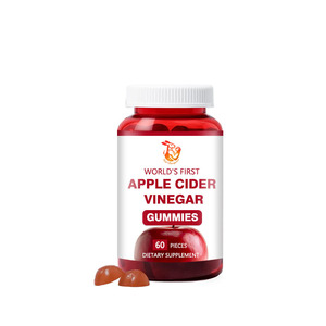 Manufacturer Direct Apple Cider <b>Vinegar</b> Gummies for Healthy Metabolism with Folic Acid & B12 <b>Vinegar</b> Supplement - Product Image 1