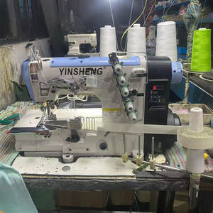 YS 500N-01CBD新品小型シリンダーベッドインターロックミシン4針6糸シングルフィードメカニズムモーターメタル - Product Image 6