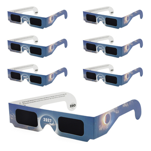 <span class=keywords><strong>Gafas</strong></span> para <span class=keywords><strong>Eclipse</strong></span> <span class=keywords><strong>Solar</strong></span> con Certificación ISO 2027, Lentes Plateadas, Proveedor de Fábrica - Product Image 2