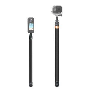 X703 Carbon Fiber Extended Super Long Selfie Stick for Insta360 X3 Accessories Action <b>Camera</b> Extension Pole - Product Image 1