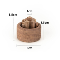 Petit diffuseur d'aromathérapie en bois naturel, artisanat en bois pour la maison, le bureau, la voiture, diffuseur d'huiles essentielles, objet décoratif