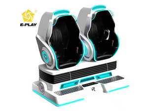 Jeu interactif d'intérieur des oeufs VR de simulateur interactif de joueur du cinéma <span class=keywords><strong>2</strong></span> de 9D VR pour des films de réalité virtuelle de copyright d'achats de centre commercial - Product Image 5