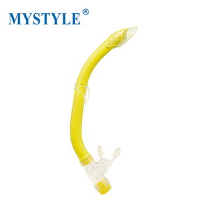 <span class=keywords><strong>Snorkel</strong></span> PVC Junior Dry Top dengan Katup Purge, Pengait Masker, untuk Anak-anak, Motif Water Transfer Printing, untuk Berenang, Menyelam, dan Freediving - Product Image 1