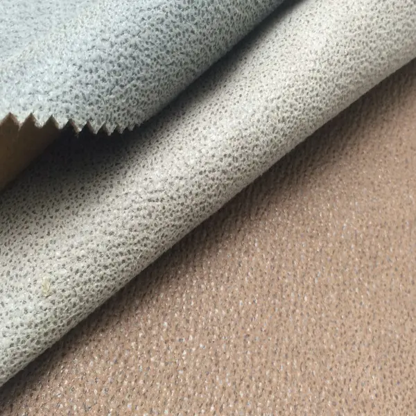 Micro Suede Leather Home Textile Fabric For Furniture