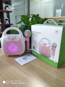 Altavoz de micrófono de Karaoke inalámbrico portátil para niños, reproductor de escritorio de mano para fiesta en casa, KTV, música, canto y reproducción de micrófono - Product Image 2