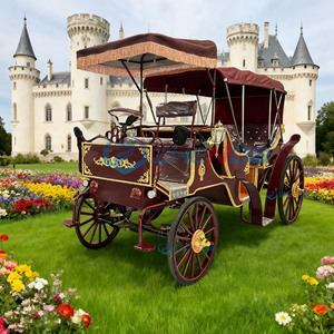 Double-row Electric Carriage Luxury Sightseeing Carriage Wedding Pumpkin Carriage - Product Image 4
