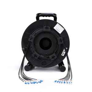 300m 4/6/8/12芯 LC/LC OS2 タクティカルアーマードシングルモード光ファイバーケーブルリールドラム放送SDI-光ファイバーコンバーターケーブル - Product Image 1