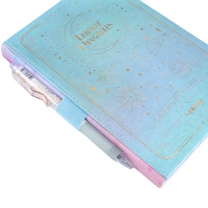 Carnet à couverture rigide avec processus de dorure et paillettes, lignes horizontales, papier durable, cadeau <span class=keywords><strong>d</strong></span>'anniversaire pour étudiant - Product Image 5