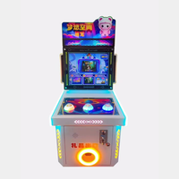 Machine de jeu interactive pour enfants à monnayeur, construction métallique, prise en charge de l'anglais, mini design pour usage intérieur et extérieur