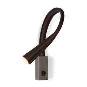 Jia Wenjun Modern Leather Flexible <b>Wall</b> Lamp Led 220V <b>Switch</b> Control For Bedroom Hotel Reading <b>Light</b> - Product Image 1