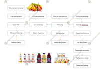 Ligne de production de jus de fruits entièrement automatique industrielle complète pour usine de transformation