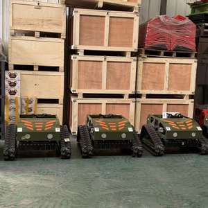 Cortadora de césped multifunción con control remoto, con <span class=keywords><strong>carrito</strong></span> remolcable y bolsa recolectora de césped - Product Image 4