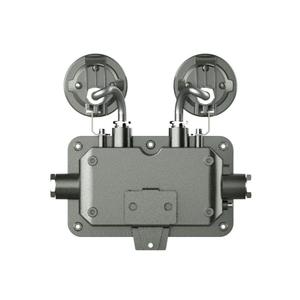 ATEX impermeabile IP66 IP67 IK10 prova di accensione 2W 2*3W Dual-head lampada di emergenza antideflagrante per applicazioni Marine - Product Image 1