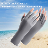 Gants sans doigts anti-UV pour lampe à ongles, manucure, sport, séchage rapide