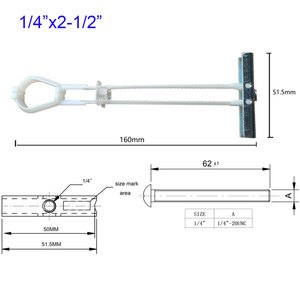 Groothandel Roestvrijstalen Gipsplaten Ankers Met Riem Knevel En Bouten Gegalvaniseerd Afwerking 60Kg/120Kg Capaciteit - Product Image 4