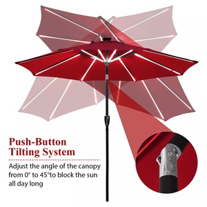 <span class=keywords><strong>Parasol</strong></span> d'extérieur à lumière LED pour <span class=keywords><strong>table</strong></span> de <span class=keywords><strong>jardin</strong></span> <span class=keywords><strong>avec</strong></span> <span class=keywords><strong>trou</strong></span> pour <span class=keywords><strong>parasol</strong></span> plage solarium <span class=keywords><strong>parasol</strong></span> meubles de patio - Product Image 6