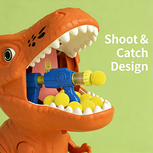 ปืนยิงลูกบอลนิ่มรูปไดโนเสาร์สำหรับเด็ก เล่นเกมยิงปืน - Product Image 2