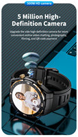 Reloj Inteligente PG888, Nuevo Reloj para Hombre y Mujer, Resistente al Agua, con Cámara, 4G, Bluetooth, WIFI, Android, Regalos para Hombre