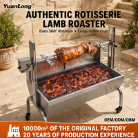 Fabricant professionnel de rôtissoires à poulet au charbon de bois portables pour l'extérieur, machine à griller BBQ