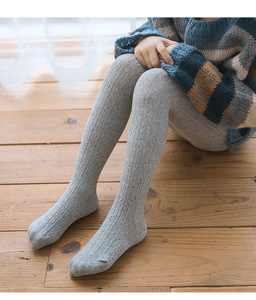 Ragazze collant di cotone pettinato di spessore medio autunno autunno autunno inverno dei bambini delle Ghette - Product Image 5