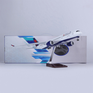 Modelo de Avión de Resina a Escala 1/142 de 47 cm del <span class=keywords><strong>Airbus</strong></span> <span class=keywords><strong>A350</strong></span>-<span class=keywords><strong>900</strong></span> de Delta Air Lines con Tren de Aterrizaje - Product Image 2