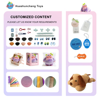 Peluche lestée personnalisée pour soulager l'anxiété, jouet en peluche super doux en forme de chien pour le confort émotionnel et l'accompagnement
