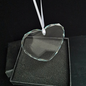 Adorno Colgante de Cristal Personalizable con Impresión UV, Pulido, Ecológico, para Decoración Navideña del Hogar, en Forma de Corazón y Otras Formas, Artesanía en Cristal - Product Image 2