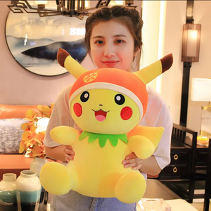 Los Mejores Regalos de Cumpleaños para Niños, Nuevo Peluche de Dinosaurio <span class=keywords><strong>Pi</strong></span> <span class=keywords><strong>Ka</strong></span>, Muñeco de Anime Súper Suave con Luces LED y Relleno de Algodón PP - Product Image 4