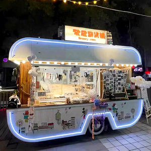 Custom Small Pizza <b>Concession</b> Fast Food Cart Van Mobile Food <b>Trailer</b> Truck with Full Kitchen Equipped for Sale - Product Image 1