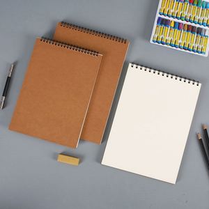 <b>A4</b> Portable Creative Diary 8K/16K Kraft Paper UV Printing Watercolor Sketch Book DIY Sublimation Custom Logo for Art Students - Product Image 3