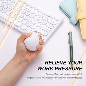 Balles de golf personnalisées avec logo d'entreprise, mini balles anti-stress en mousse souple pour cadeaux de fête, balles de sport en vrac pour adultes et adolescents - Product Image 3