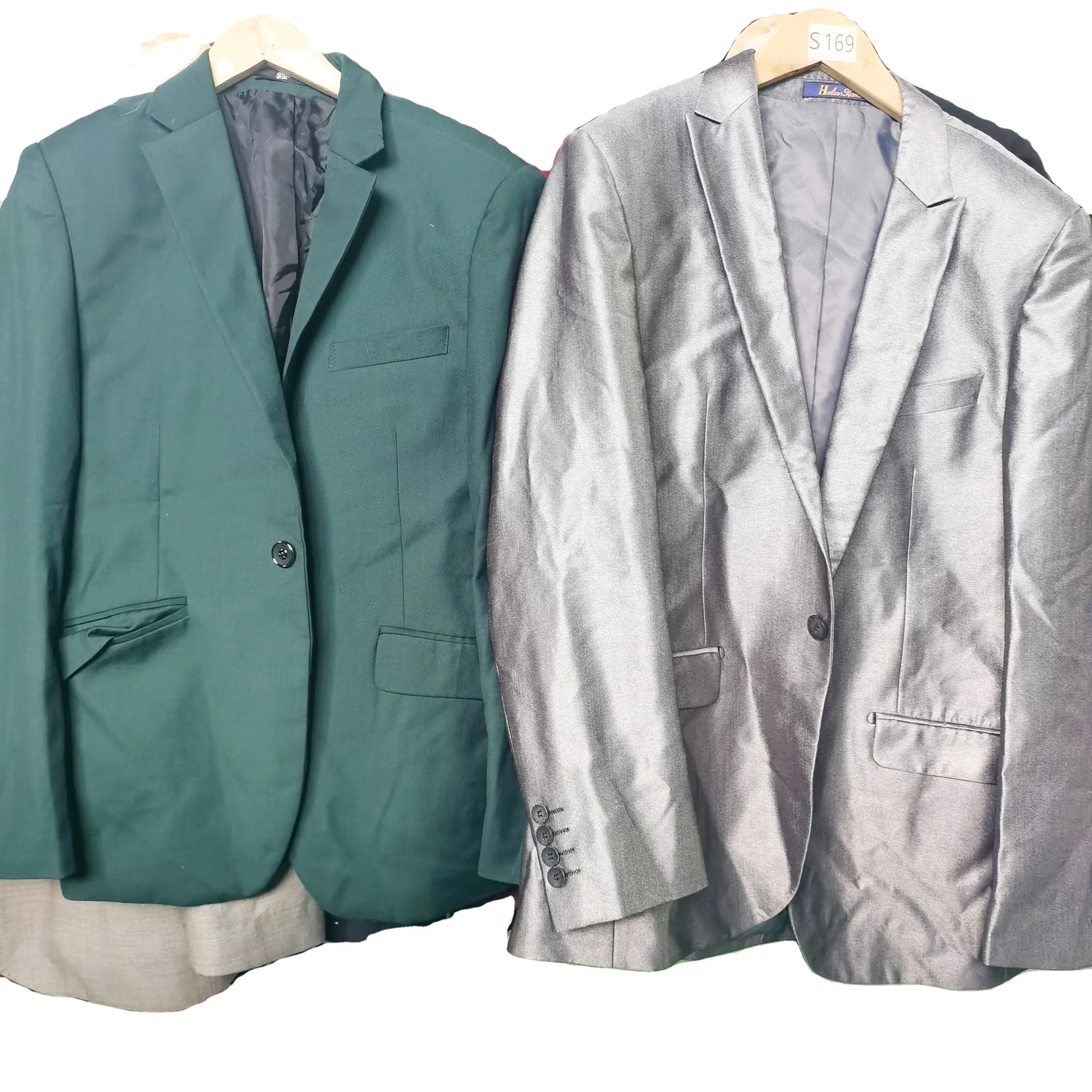 Penjualan laris pabrik jas & blazer pria bekas jas pria ukuran plus blazer ukuran campur