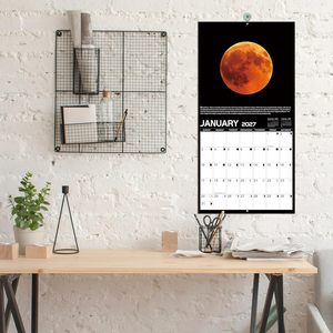 Calendario 2026-2027 - Calendario <span class=keywords><strong>de</strong></span> Pared 2026-2027, Calendario <span class=keywords><strong>de</strong></span> 18 Meses con <span class=keywords><strong>Fases</strong></span> Lunares, Orificios para Colgar, Bloques Grandes, Perfecto - Product Image 3