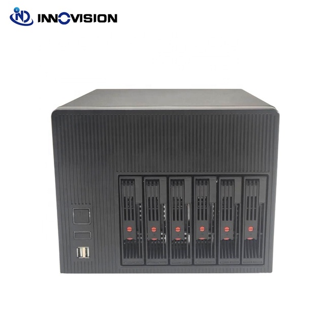 New High Quality 6bays NAS Storage case Hot Swap Server Chassis with 6gb Sata Backplane