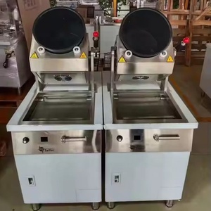 Machine <span class=keywords><strong>de</strong></span> cuisson Wok alimentaire <span class=keywords><strong>Robot</strong></span> Machine à riz frit Restaurant faisant du riz frit cuiseur rotatif électrique - Product Image 3