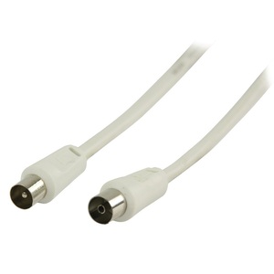 Coaxial Cable Iec Straight Male Female <b>25m</b> White - Product Image 1