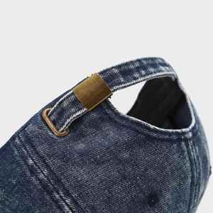 Gorra de Béisbol de Moda con Efecto Desgastado y Suave, Gorra de Béisbol de Mezclilla con Aspecto Desgastado - Product Image 6