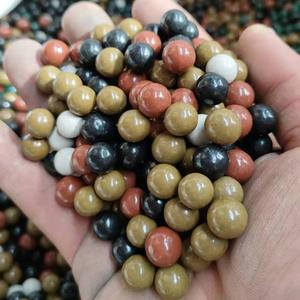 Bolas de práctica de tirachinas pulidas para exteriores, 8mm, 9mm, 10mm, artesanías naturales blancas, sin rebote para caza, tiro, estilo náutico - Product Image 2