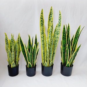 Planta Artificial de <span class=keywords><strong>Sansevieria</strong></span> Premium, Vegetación Artificial Realista, Ecológica y Duradera para Sala de Estar, Oficina, Acción de Gracias, Bodas - Product Image 6