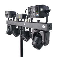 Système d'éclairage de scène portable pour DJ avec effets lumineux professionnels, contrôle DMX512 pour banquets et pubs