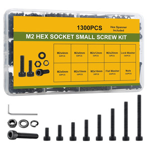 M3 Hex Socket Head Screw Kit 810Pcs 12.9 Steel Black Oxide Din912 Cross-border Packaging - Product Image 4