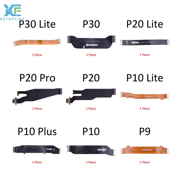 Original 100% Charging Flex Mobile Phone Flex Cable Spare Parts for Huawei P10 P20 P30 P30 Pro P40 Lite