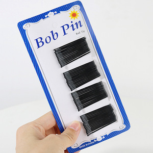 Accesorio de Peinado para Mujer, Clip Invisible de Alambre de Acero Negro Multiusos y Pasador de Una Línea para Ondas - Product Image 6